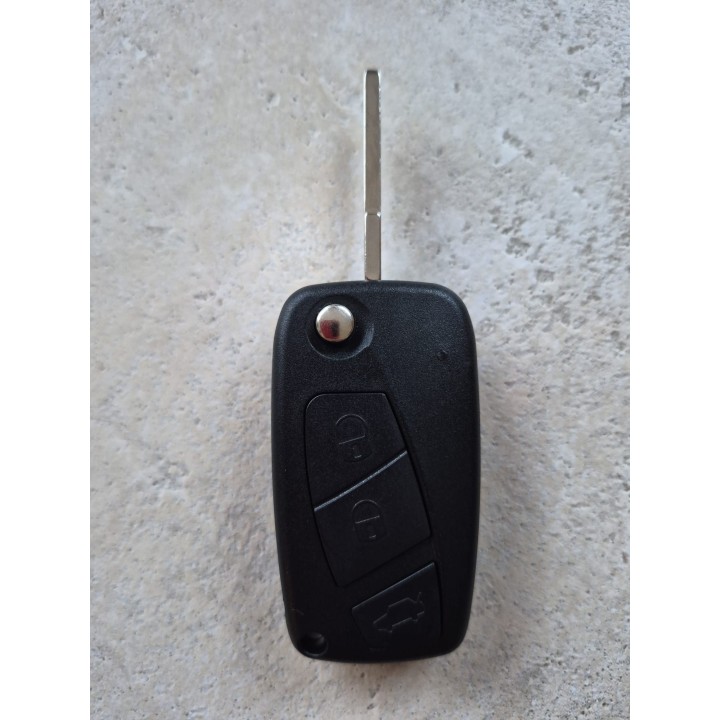Clé vierge Citroën 3 boutons ID48 BCM Marelli 95160 – 433 MHz, lame SIP22 - face avant