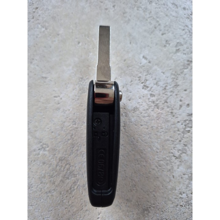 Clé vierge Citroën 3 boutons ID48 BCM Marelli 95160 – 433 MHz, lame SIP22 - vue de profil