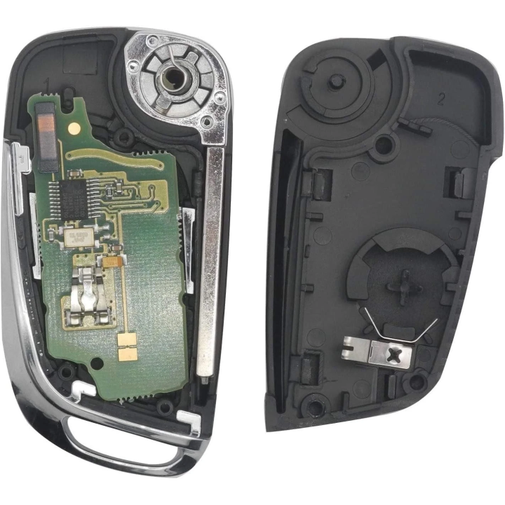Clé télécommande pour Peugeot 3 boutons avec lame HU83 intérieur