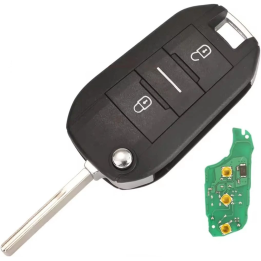 Clé vierge Citroën 3 boutons avec lame HU83