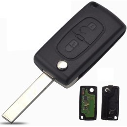 Clé télécommande Citroën 2 boutons CE0536 ASK 433 MHz – lame HU83 – Berlingo et Xsara Picasso