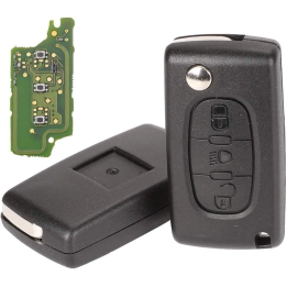 Clé télécommande pour Citroen 3 boutons phare ce0536 Va2