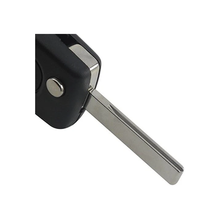 Clé télécommande pour Peugeot 3 boutons phare ce0536 Hu83 - lame
