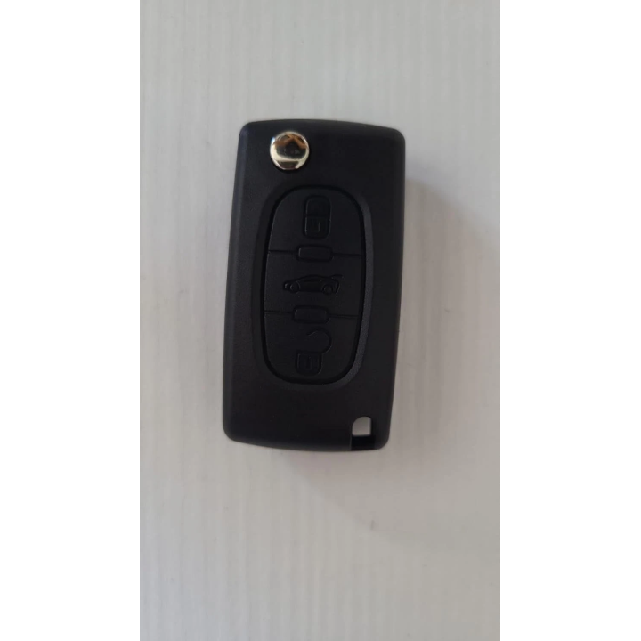Télécommande Citroën 3 boutons coffre CE0523 ASK 433 MHz – lame VA2 - vue de face