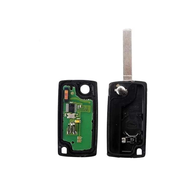 Clé télécommande pour Peugeot 3 boutons phare ce0536 Va2 intérieur