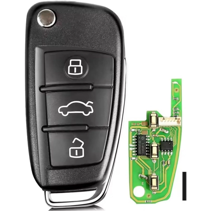 Clé vierge Audi 3 boutons ASK 8P0837220D – 433 MHz
