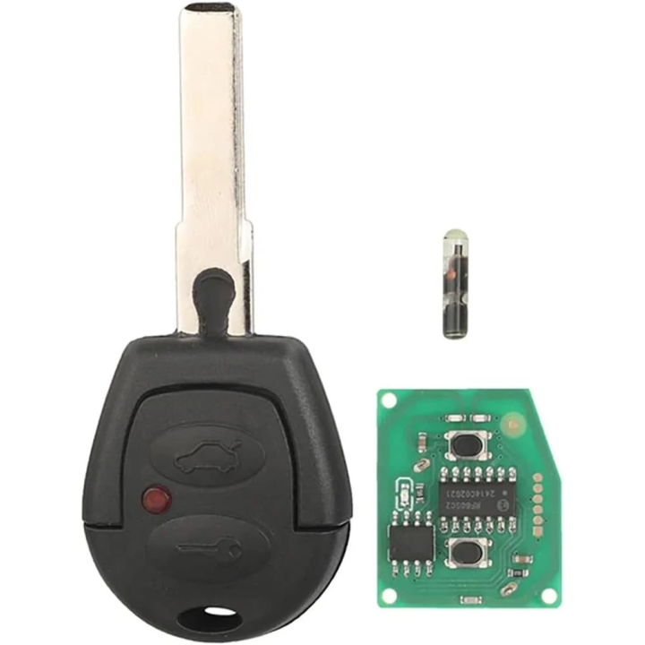 Clé vierge Volkswagen Fox Golf Bora Passat Jetta Polo 2 boutons ID48 434 MHz – à programmer