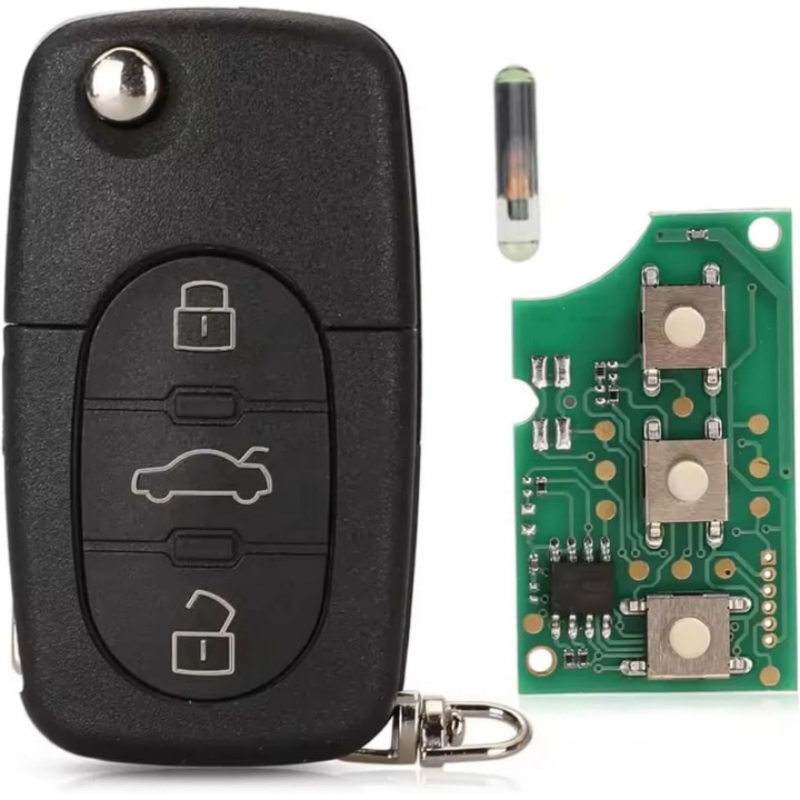 Clé vierge Volkswagen Golf 4 Passat MK4 Bora Touareg Phaeton – télécommande 3 boutons à programmer