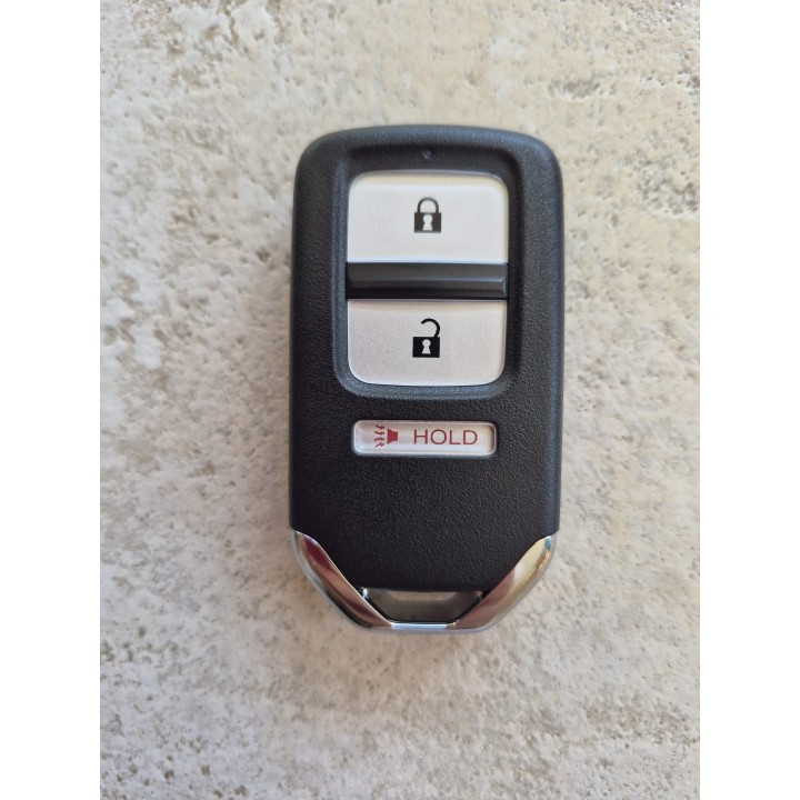 Clé télécommande Honda vierge 3 boutons ID47 A2C97488400 KR5V2X 433 MHz – lame HON66 – à programmer - face avant