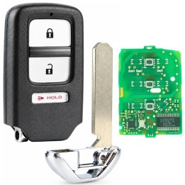 Clé télécommande Honda vierge 3 boutons ID47 A2C97488400 KR5V2X 433 MHz – lame HON66 – à programmer