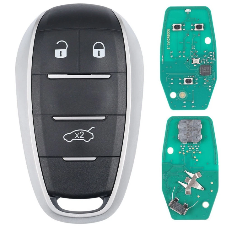 Télécommande à programmer Alfa Romeo 3 boutons HITAG-AES 4A