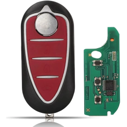 Télécommande à programmer Alfa Romeo 3 boutons ID46 PCF7946 Delphi