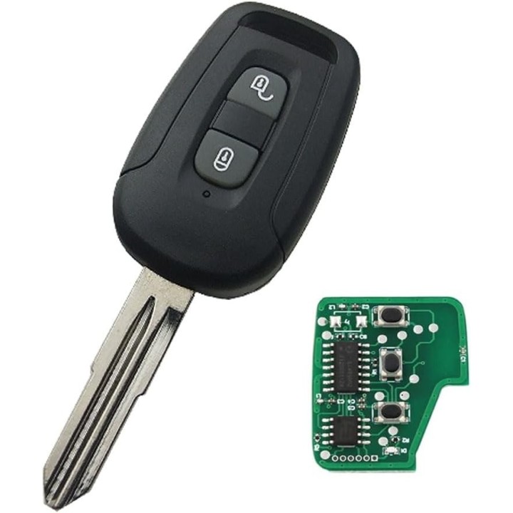 Télécommande Chevrolet 3 boutons 433 MHz avec transpondeur ID46 PCF7936 – clé vierge à programmer
