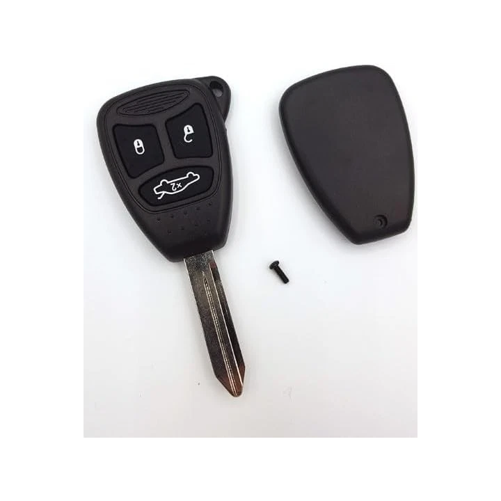 Télécommande à programmer Dodge 3 boutons ID46 433 MHz - vue éclatée