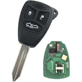 Télécommande à programmer Jeep 3 boutons ID46 433 MHz