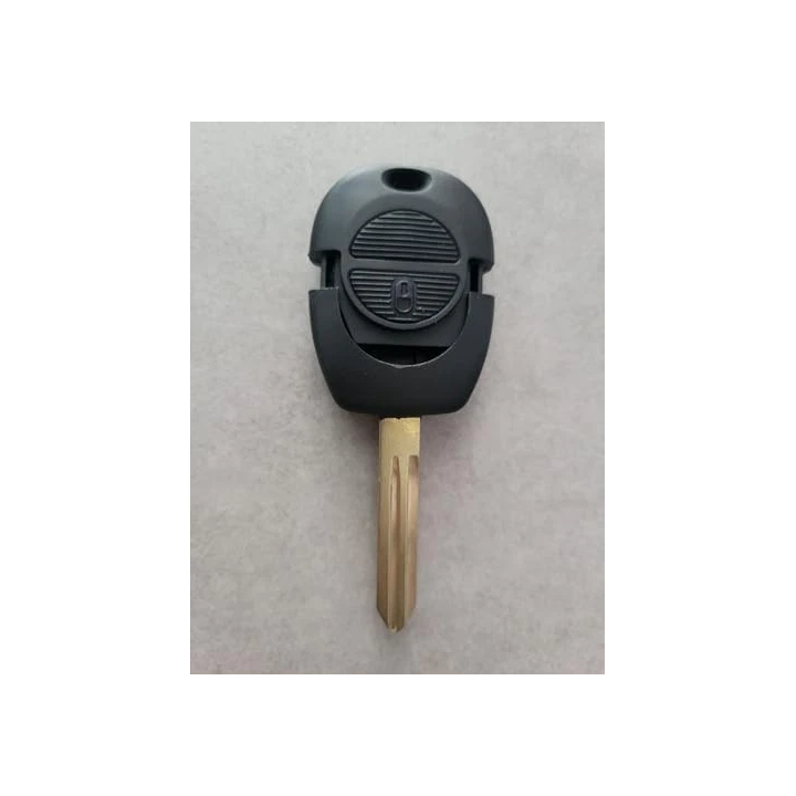 Clé vierge Nissan 2 boutons – lame NE14, transpondeur ID46, 434 MHz - face avant