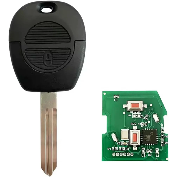 Clé vierge Nissan 2 boutons – lame NE14, transpondeur ID46, 434 MHz