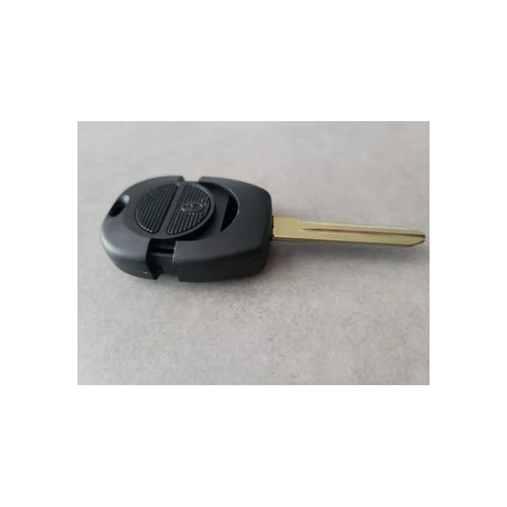 Clé vierge Nissan 2 boutons – lame NE14, transpondeur ID46, 434 MHz - vue de côté