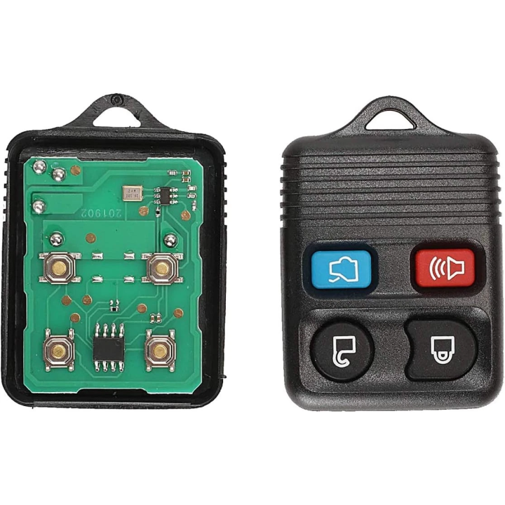 Boîtier de clé Renault 4 boutons 434 MHz – compatible Zoe, à programmer
