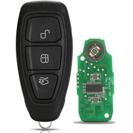 Clé vierge Ford 3 boutons avec transpondeur 4D83 FSK, 433 MHz, à programmer