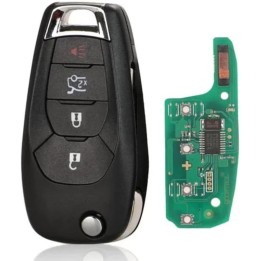 Télécommande Chevrolet 4 boutons 433 MHz avec transpondeur ID46 HITAG 2 PCF7941E – clé vierge à programmer