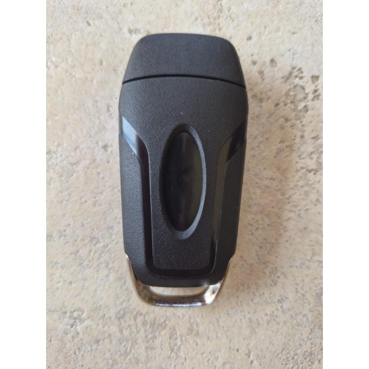 Clé vierge Ford 2 boutons ID49 HITAG PRO 15K601, lame HU101, 433 MHz, à programmer. face arrière