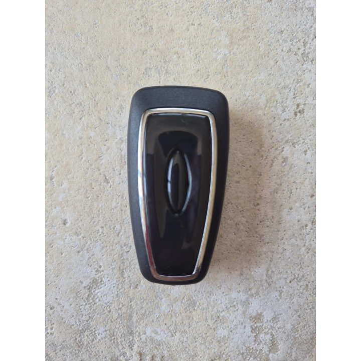 Clé vierge Ford 2 boutons 4D ID63, références 5WK50165 à 5WK50169, lame HU101, 433 MHz, à programmer. face arrière