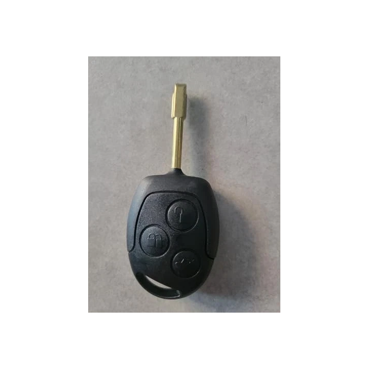Clé vierge Ford 3 boutons 4D60 ID60, fréquence 433 MHz, à programmer - face avant