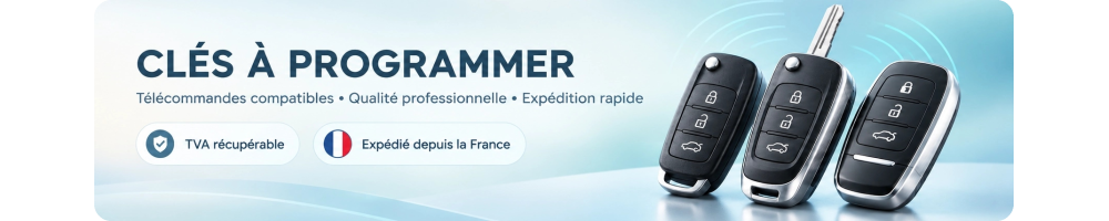 Télécommandes auto compatibles à programmer